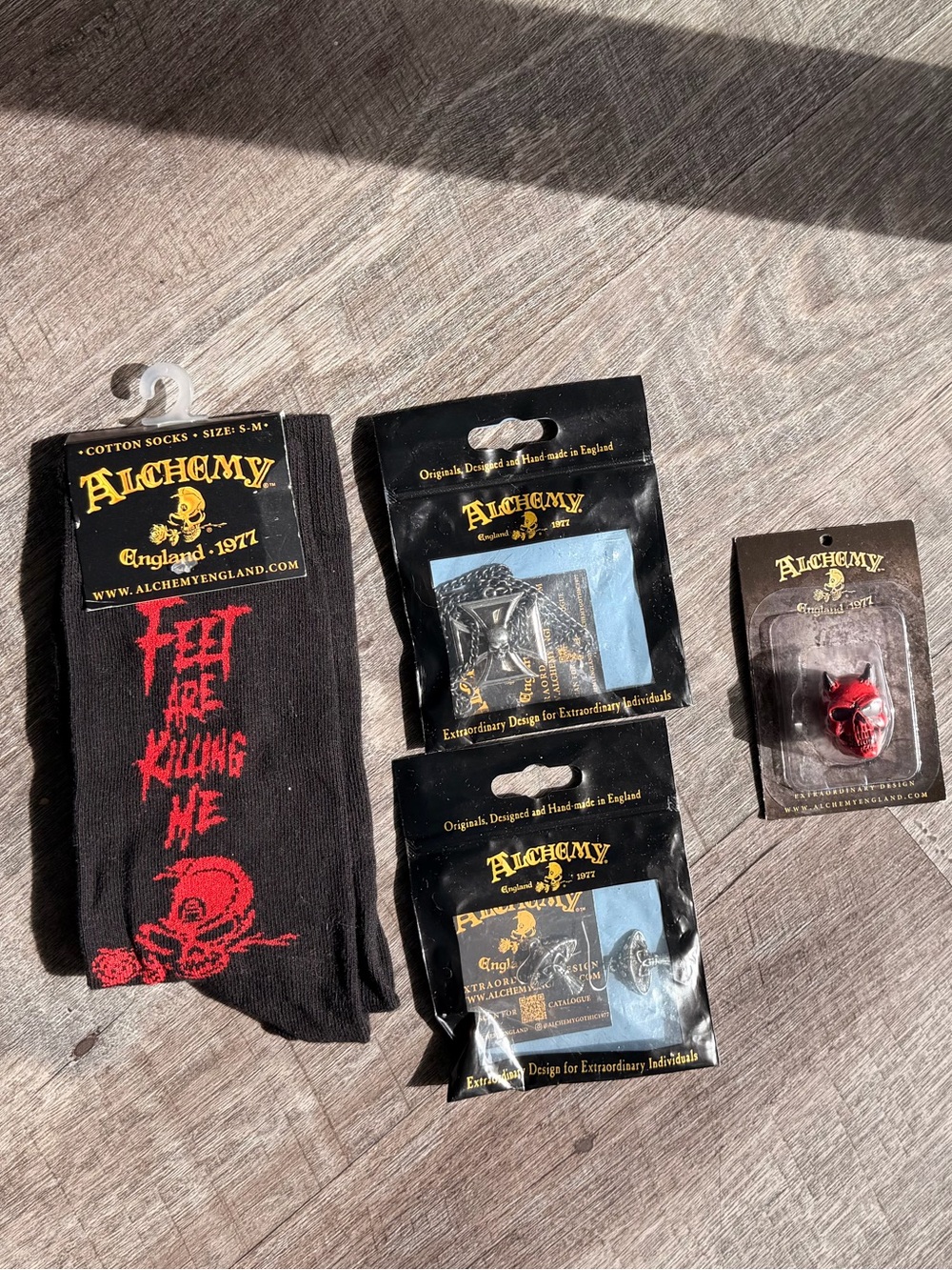 Alchemy England 1977 Accessories